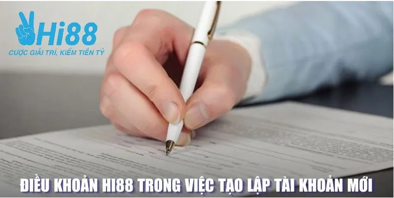 Điều Khoản Hi88 1 Điều khoản của Hi88 về tài khoản