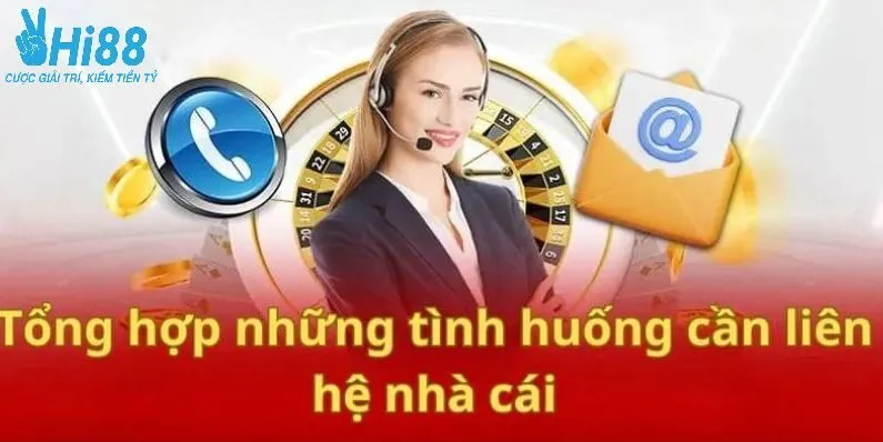 Một số tình huống cần phải liên hệ Hi88